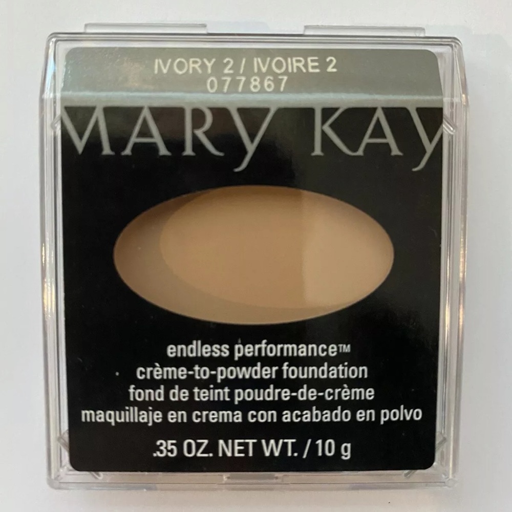 IVORY 2 CREME TO POWDER FOUNDATION DISCONTINUED NIB MARY KAY